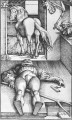 Der Bräutigam Bewitched Renaissance Maler Hans Baldung schwarz weiss